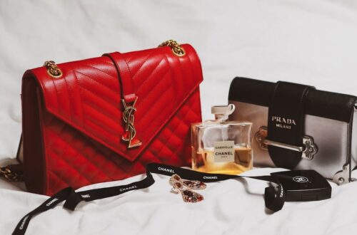Photo trendy handbags